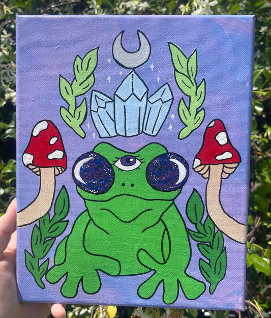 The all seeing frog