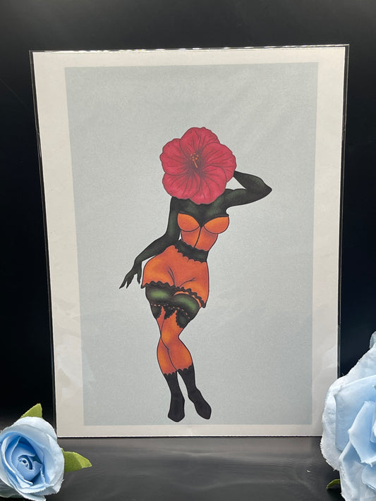 Flower lady print 🌺
