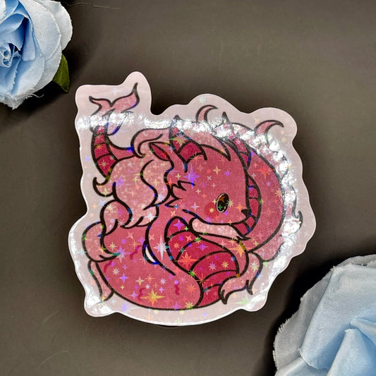 Pink Dragon sticker