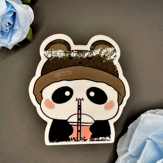 Boba panda sticker
