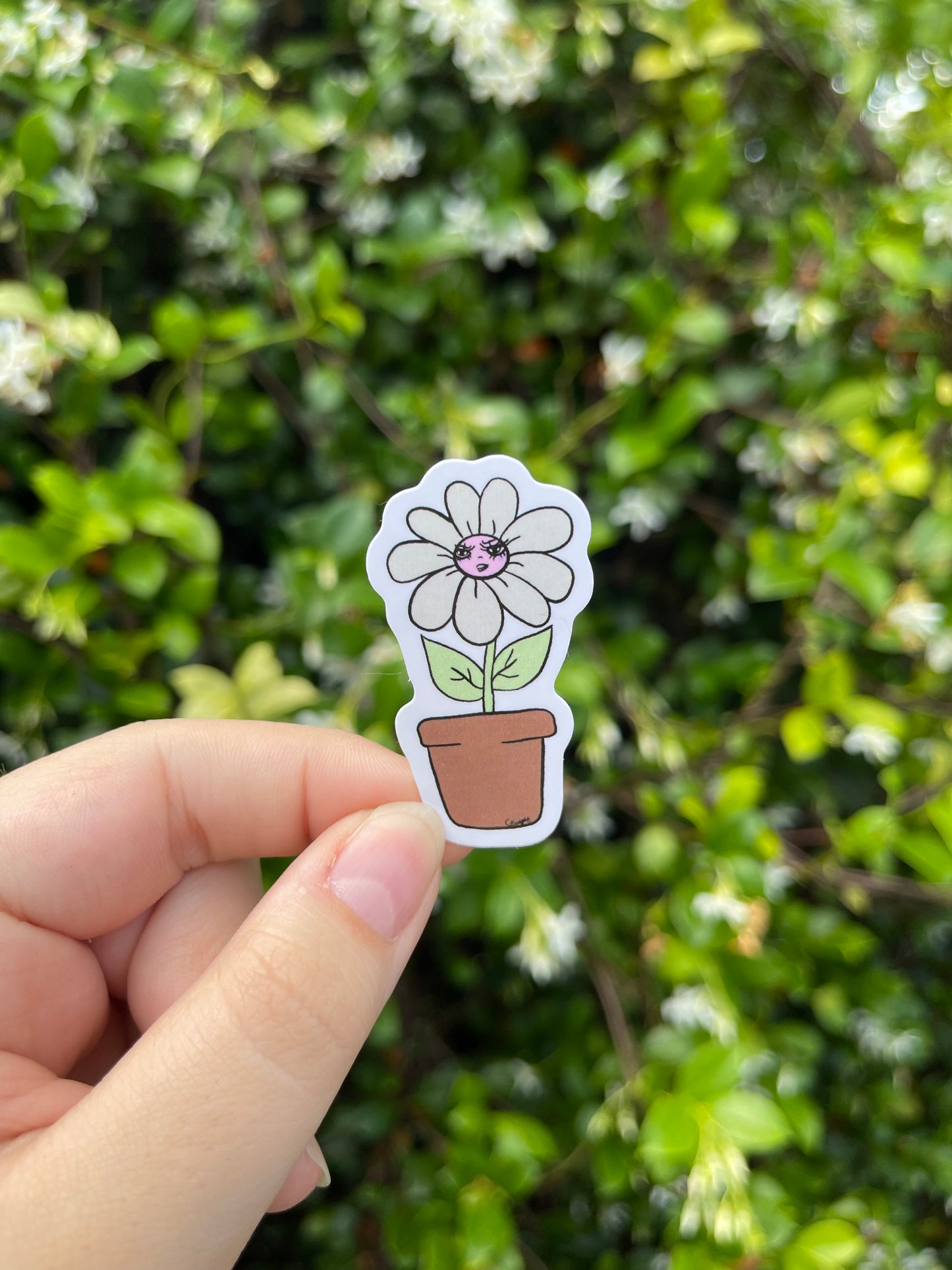Mini flower sticker