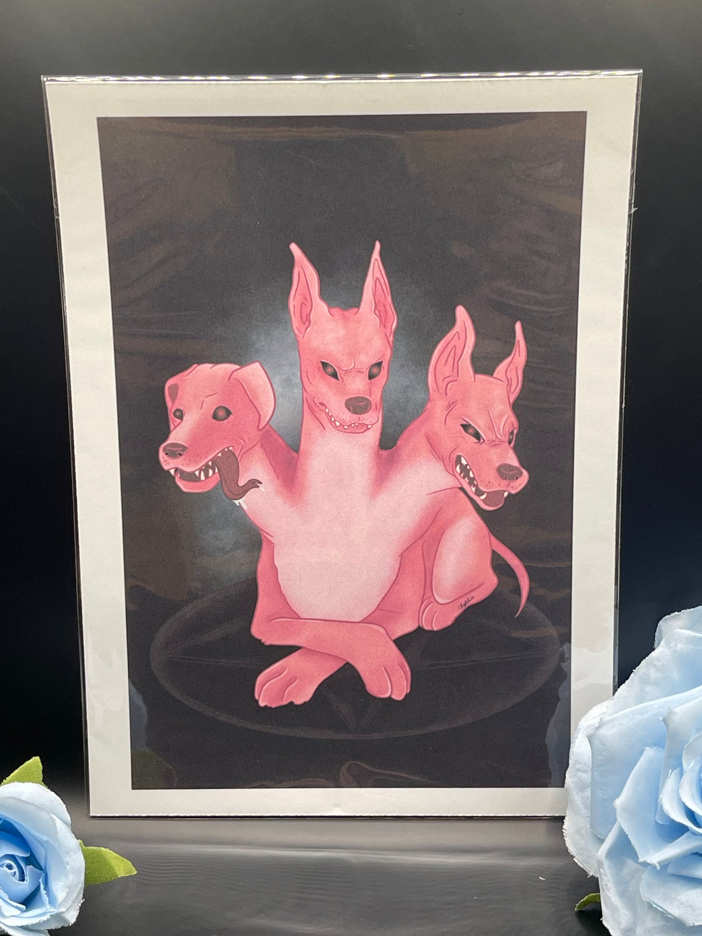 Pink Cerberus print 🐉