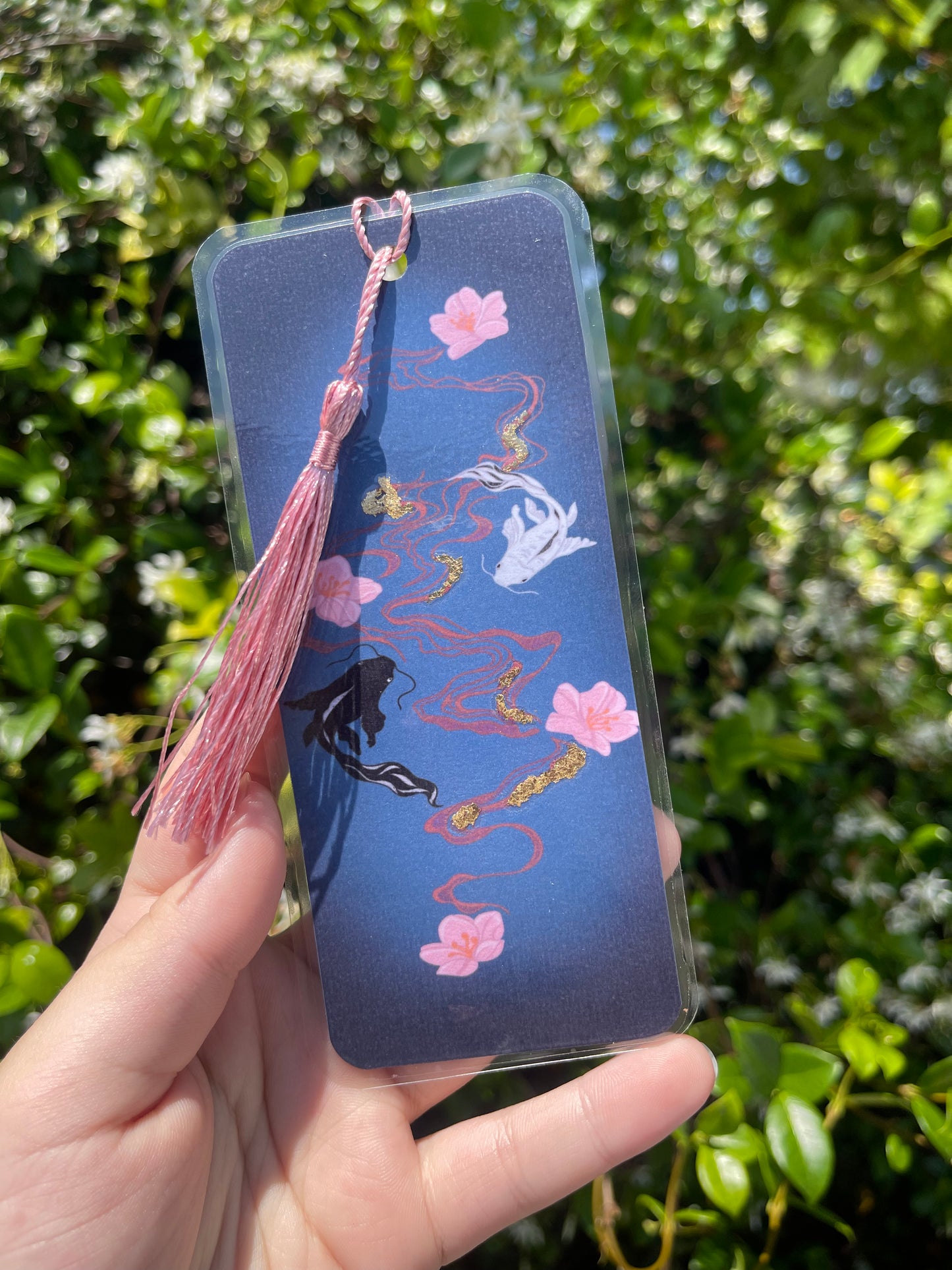 Koi fish bookmark